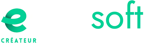 Ecomsoft logo blanc