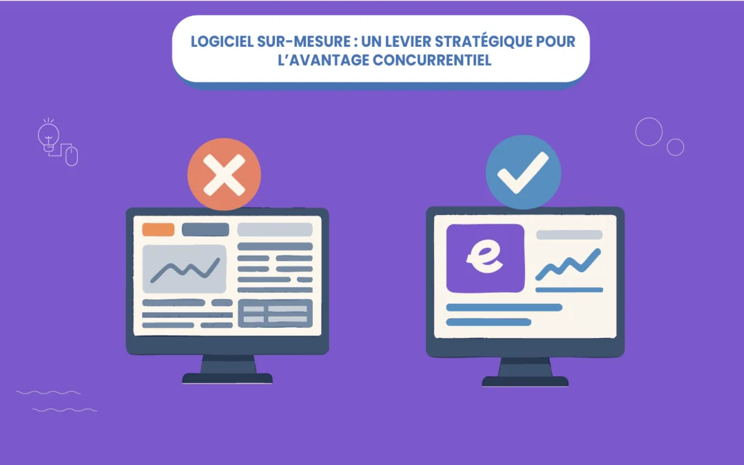 Logiciel sur-mesure : Un levier stratégique pour l&rsquo;avantage concurrentiel